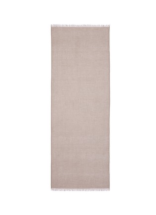 Main View - Click To Enlarge - ISH - Raw edge cashmere scarf