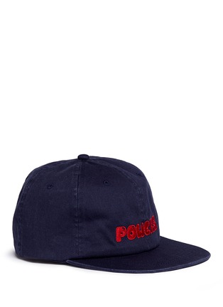 Main View - Click To Enlarge - POWERS - 'Power' logo embroidered baseball cap
