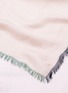Detail View - Click To Enlarge - FRANCO FERRARI - 'Rieti' contrast edge modal-linen-silk scarf