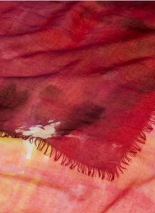 Detail View - Click To Enlarge - FRANCO FERRARI - x Laboratorio Luparia 'Danao' paint print scarf
