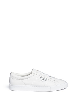 Main View - Click To Enlarge - TORY BURCH - 'Chace' logo leather sneakers