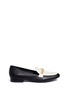 Main View - Click To Enlarge - TORY BURCH - 'Gemini Link' chain colourblock leather loafers