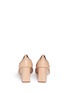 Back View - Click To Enlarge - TORY BURCH - 'Jolie' contrast toe leather pumps