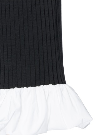 Detail View - Click To Enlarge - ELLERY - 'Misaki' ruffled rib knit column skirt