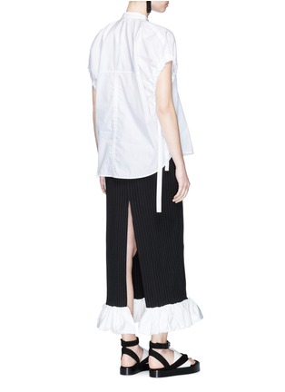 Figure View - Click To Enlarge - ELLERY - 'Misaki' ruffled rib knit column skirt