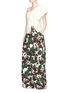 Figure View - Click To Enlarge - 72722 - Artichoke floral print wide leg pants