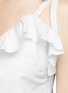 Detail View - Click To Enlarge - 72722 - 'Blooming Onion' ruffle cold shoulder top