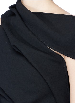 Detail View - Click To Enlarge - MATICEVSKI - 'Instinctive' one-shoulder draped sheath gown