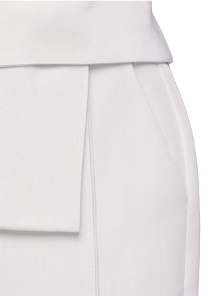 Detail View - Click To Enlarge - MATICEVSKI - 'Destined' foldover waist crepe pants