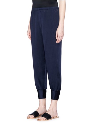 Front View - Click To Enlarge - VINCE - Silk satin jogging pants
