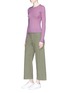 Figure View - Click To Enlarge - VINCE - Slim fit rib knit cashmere sweater