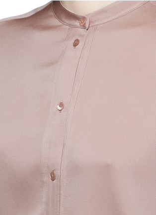 Detail View - Click To Enlarge - VINCE - Stretch satin shirt
