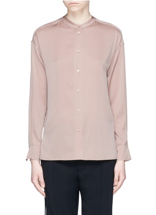 Main View - Click To Enlarge - VINCE - Stretch satin shirt
