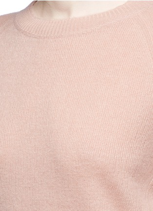 Detail View - Click To Enlarge - VINCE - Cashmere-linen sweater