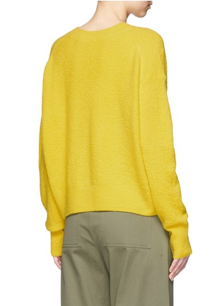 Back View - Click To Enlarge - VINCE - Textured wool knit sweater
