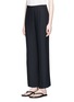 Front View - Click To Enlarge - HELMUT LANG - Pleated crepe de Chine pants