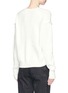 Back View - Click To Enlarge - HELMUT LANG - Detachable button sleeve rib knit sweater
