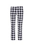 Main View - Click To Enlarge - VICTORIA, VICTORIA BECKHAM - Gingham print cropped jeans