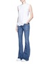 Figure View - Click To Enlarge - VICTORIA, VICTORIA BECKHAM - Skinny flared jeans
