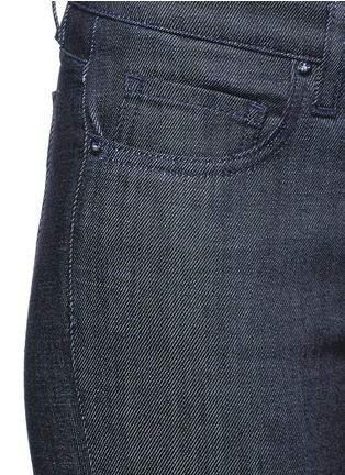 Detail View - Click To Enlarge - VICTORIA, VICTORIA BECKHAM - Wool felt cuff cropped flared jeans