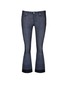 Main View - Click To Enlarge - VICTORIA, VICTORIA BECKHAM - Wool felt cuff cropped flared jeans