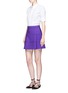 Figure View - Click To Enlarge - VICTORIA, VICTORIA BECKHAM - '60's' panelled wool skirt
