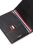Detail View - Click To Enlarge - THOM BROWNE  - Pebble grain leather passport holder