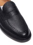 Detail View - Click To Enlarge - THOM BROWNE  - Pebble grain leather penny loafers