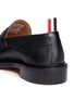 Detail View - Click To Enlarge - THOM BROWNE  - Pebble grain leather penny loafers