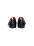 Back View - Click To Enlarge - THOM BROWNE  - Pebble grain leather penny loafers