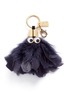 Main View - Click To Enlarge - SOPHIE HULME - 'Sam' ethical Turkey feather keyring