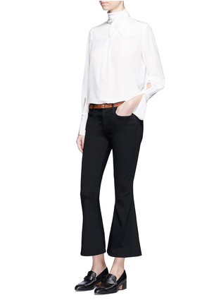 Figure View - Click To Enlarge - FRAME - 'Le Crop Bell' cropped flared jeans
