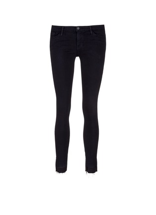 Main View - Click To Enlarge - FRAME - 'Le Skinny de Jeanne' staggered cuff jeans