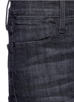 Detail View - Click To Enlarge - FRAME - 'Le High Straight' staggered cuff jeans