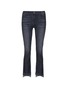 Main View - Click To Enlarge - FRAME - 'Le High Straight' staggered cuff jeans