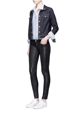 Figure View - Click To Enlarge - FRAME - 'Le Cropped' stand collar denim jacket