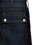 Detail View - Click To Enlarge - FRAME - Le Mini' pocket denim A-line skirt