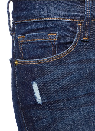 Detail View - Click To Enlarge - FRAME - 'Le Skinny de Jeanne' staggered cuff jeans