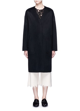 Main View - Click To Enlarge - MS MIN - Oversized double-faced wool-cashmere coat