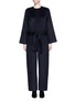 Main View - Click To Enlarge - MS MIN - Wool blend flannel jumpsuit