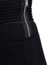 Detail View - Click To Enlarge - MS MIN - Oversized pocket chunky wool ribbed culottes
