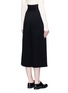 Back View - Click To Enlarge - MS MIN - Oversized pocket chunky wool ribbed culottes