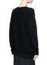 Back View - Click To Enlarge - MS MIN - Wool-alpaca cloquÃ© knit sweater