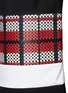 Detail View - Click To Enlarge - CYNTHIA & XIAO - Textured tartan colourblock culottes