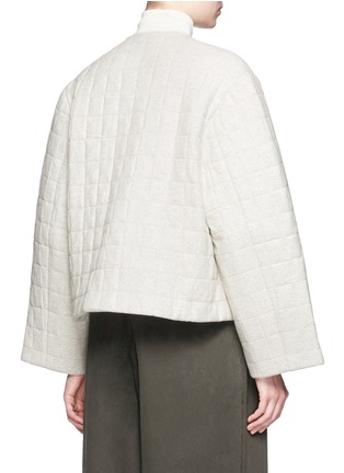 Back View - Click To Enlarge - FFIXXED STUDIOS - Oversized quilted jacket