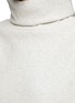 Detail View - Click To Enlarge - FFIXXED STUDIOS - Canvas hem funnel neck sweater