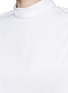 Detail View - Click To Enlarge - FFIXXED STUDIOS - 'Meiyijia' raw edged cotton poplin shirt