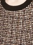 Detail View - Click To Enlarge - NEIL BARRETT - Oversized tweed pullover