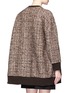 Back View - Click To Enlarge - NEIL BARRETT - Oversized tweed pullover