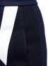 Detail View - Click To Enlarge - NEIL BARRETT - Colourblock wool blend melton pencil skirt